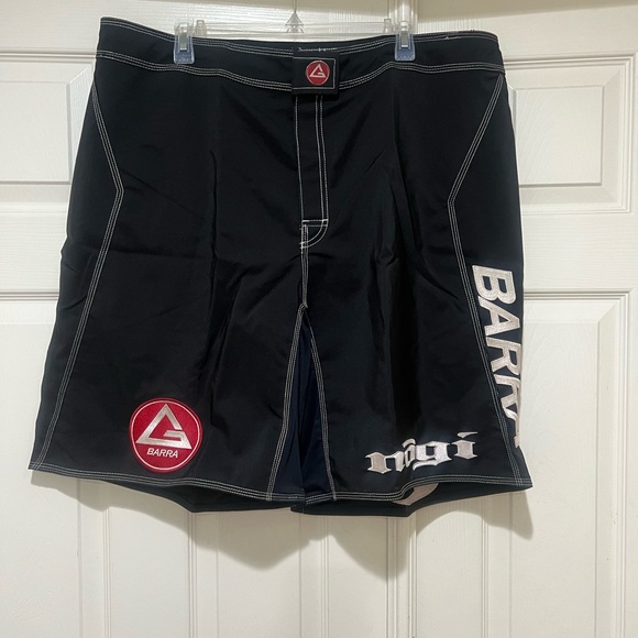 Gracie Barra Black No GI Training‎ Shorts Men Size 42 - Picture 1 of 13